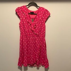 J.Crew Lined Summer Floral Pink Dress, NWT, Size 8